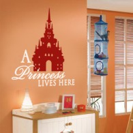 Kids Wall Decals, nursery wall decals, princess wall decals