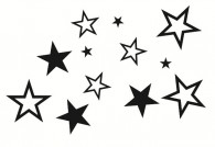 Shapes Stars Wall Decal