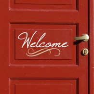 Wall Decal Expressions, entrance wall quote decal
