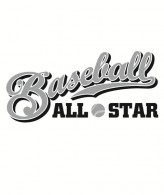 Sports wall decals, word wall decals, baseball wall decals