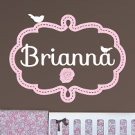 Monogram Wall Decals, Custom Kids Monogram
