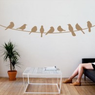 Bird Wall Decals, birds on a wire