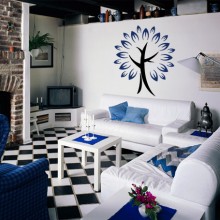 Fireburst Tree Wall Decals