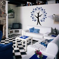 Fireburst Tree Wall Decals