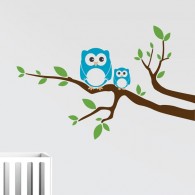 Branches with Owls Wall Decals