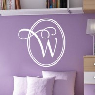 Monogram Wall Decals, Custom Monogram Wall Decals
