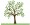 Tree Wall Decal. Shown here with our Grass Wall Decals.