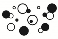 Shapes Dot Wall Decals, dots & rings wall decals