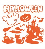 Halloween Wall Decals pack 01