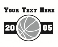 Basketball Wall Decal 2