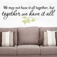 Expression wall decal, wall quotes
