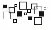 Shape wall decals, Square wall decals