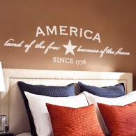 America Wall Decal