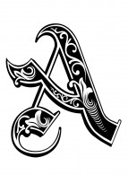 Monogram Wall Decal 04