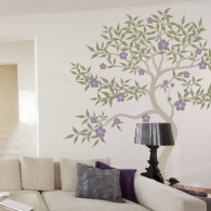 Oriental Blossom Tree Wall Decal