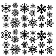 Snowflakes Pack 2 (36ct)