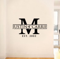 Monogram Wall Decal