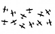 airplane wall decals, Nursery wall decals, kids wall decals, Wall decals for nursery, wall decals for kids