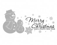 Holiday wall decals, Christmas wall decals, snowman wall decals, winter wall decals