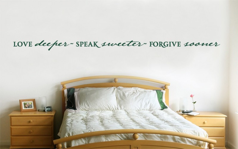 master bedroom wall decal | My bedroom wishes | Pinterest