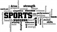Sports wall decals, word wall decals