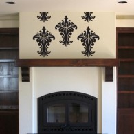 Decorative Wall Decals, damask wall decal